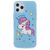 Mobigear Design iPhone 12 Pro Hülle Flexibles TPU Backcover - Einhorn