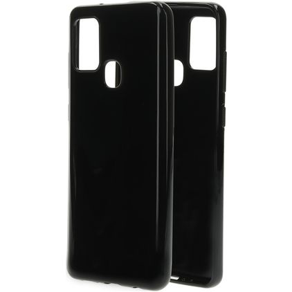 Mobiparts Classic Samsung Galaxy A21s TPU (flexibel) Backcover - Schwarz