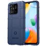 Mobigear Rugged Shield Xiaomi Redmi 10C Hülle Flexibles TPU Backcover Stoßfest - Blau