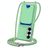 Mobigear Lanyard Card Samsung Galaxy S26 Silikon Handykette mit Kartenhalter - Grün