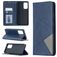 Mobigear Rhombus Slim Samsung Galaxy A52s 5G Hülle Klapphülle - Blau