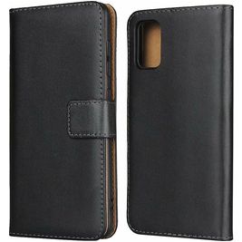 Mobigear Business Samsung Galaxy A41 Hülle Klapphülle Geldbörse - Schwarz