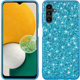 Mobigear Glitter Samsung Galaxy A54 Hülle Hardcase Backcover - Blau Mobigear Glitter Samsung Galaxy A54 Hülle Hardcase Backcover - Blau