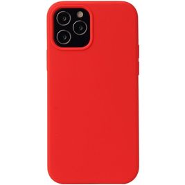 Mobigear Rubber Touch iPhone 13 Mini Silikon Hülle Backcover - Rot