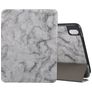 Mobigear Tri-Fold Marble iPad 10 (2022) Hülle Klapphülle + Stifthalter - Grau
