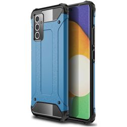 Mobigear Outdoor Samsung Galaxy A82 5G Hülle Hardcase Backcover Stoßfest - Blau