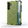 Mobigear Honeycomb Samsung Galaxy S24 Hülle Hardcase Backcover Stoßfest - Grün