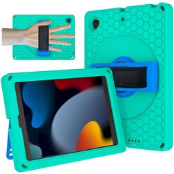 Mobigear Ruggedized iPad 7 (2019) Hülle EVA Schaum Backcover + Ständer - Grün