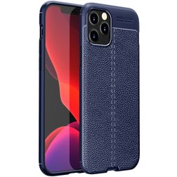 Mobigear Luxury iPhone 12 Pro Hülle Flexibles TPU Backcover - Blau