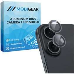 Mobigear Single Lens iPhone 17 Panzerglas Kameralinsenschutz - Hüllenfreundlich - Schwarz