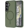 Mobiparts Hardcover Samsung Galaxy S24 MagSafe Hülle Hardcase Backcover - Satin Green