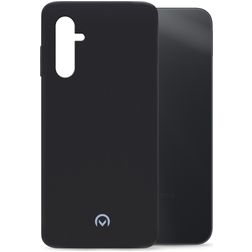 Mobilize Rubber Gelly Samsung Galaxy A14 Hülle Flexibles TPU Backcover - Matt Black