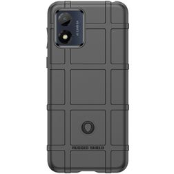 Mobigear Rugged Shield Motorola Moto E13 TPU (flexibel) Backcover Shockproof - Schwarz