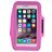 Mobigear Handyhalterung Joggen iPhone 8 Plus Sporthülle Neopren Sportarmband - Magenta
