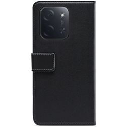 Mobilize Classic Gelly Wallet POCO C85 Klapphülle Portemonnaie - Schwarz