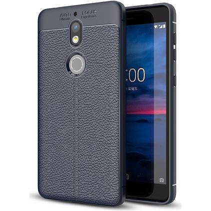 Mobigear Luxury Nokia 7 Hülle Flexibles TPU Backcover - Blau
