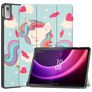 Mobigear Tri-Fold Lenovo Tab P11 Gen 2 Hülle Klapphülle - Einhorn