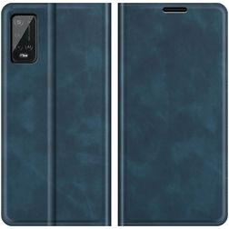 Mobigear Retro Slim Wiko Power U20 Hülle Klapphülle Geldbörse - Blau