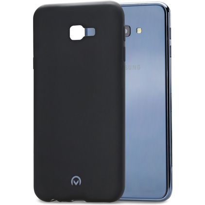 Mobilize Rubber Gelly Samsung Galaxy J4 Plus Hülle Flexibles TPU Backcover - Matt Black