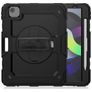 Mobigear SureGrip Xtreme iPad Air 5 (2022) Hülle Kunststoff,Silikon Backcover + Stifthalter + Schulterträger + Ständer - Schwarz