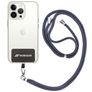 Mobigear Lanyard Universal-Handykette einstellbar - Schwarz / Grau