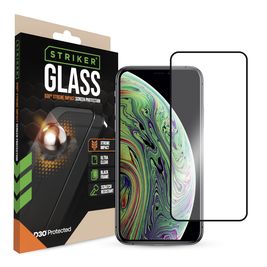 Striker Xtreme Impact iPhone XS Panzerglas Gehärtetes Glas Displayschutz - Hüllenfreundlich
