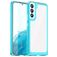 Mobigear Crystal Samsung Galaxy S23 Plus Hülle Hardcase Backcover - Transparent / Türkis
