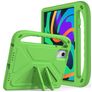 Mobigear AeroArmor Lenovo Tab P12 Tablet Hülle für Kinder mit Tragegriff + Stifthalter - Grün