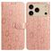 Mobigear Flowers iPhone 17 Pro Max Hülle Klapphülle Geldbörse - Roségold