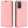 Mobigear Retro Slim OPPO A76 Hülle Klapphülle Geldbörse - Pink