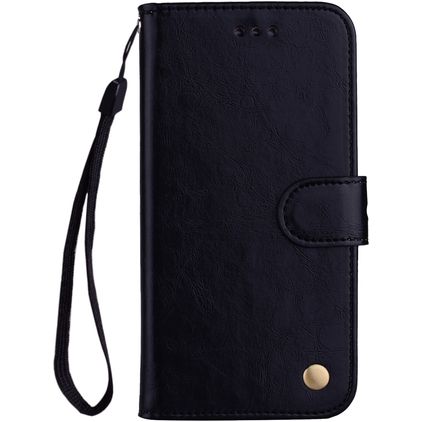 Mobigear Wallet Huawei Mate 20 Lite Hülle Klapphülle Geldbörse - Schwarz
