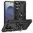 Mobigear Armor ring Samsung Galaxy S26 Ultra Hülle Hardcase Backcover Stoßfest mit Ringhalter - Schwarz
