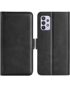 Mobigear Slim Magnet Samsung Galaxy A53 Hülle Klapphülle Geldbörse - Schwarz