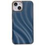 Mobigear Wavy iPhone 14 Hülle Hardcase Backcover - Blau