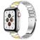 Mobigear Lissabon Edelstahl Apple Watch Armband Faltschließe - 49/46/45/44 mm - Gold / Silber