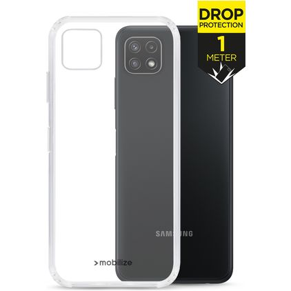 Mobilize Naked Protection Durchsichtig Samsung Galaxy A22 5G Hülle Hardcase Backcover Stoßfest - Transparent