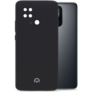 Mobilize Rubber Gelly Xiaomi Redmi 10C Hülle Flexibles TPU Backcover - Matt Black