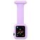 Mobigear Clip Case Krankenschwester Apple Watch Armband Pin-Verschluss - 46/45/44 mm - Lila