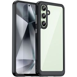 Mobigear Crystal Samsung Galaxy S24 FE Hülle Hardcase Backcover - Schwarz
