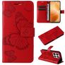 Mobigear Butterfly Xiaomi 14T Pro Hülle Klapphülle Geldbörse - Rot