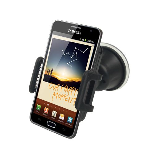 Mobigear Autohalterung Saugnapf Klemme Universal - Schwarz
