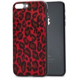 Mobilize Gelly iPhone 8 Plus Hülle Flexibles TPU Backcover - Leopard