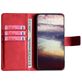 Mobigear Croco Xiaomi 12T Hülle Klapphülle Geldbörse - Rot