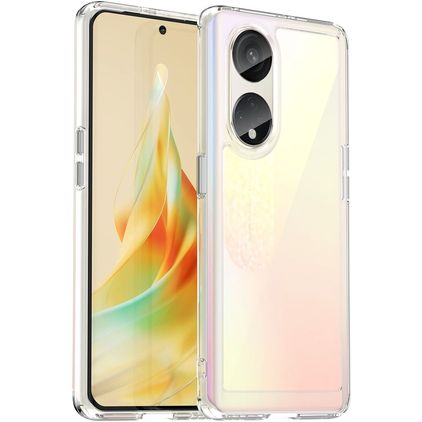 Mobigear Crystal Transparent OPPO Reno 8T 5G Hardcase Backcover - Transparent