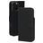 Mobiparts iPhone 16 Pro Max MagSafe Hülle Echtes Leder Abnehmbare 2in1 Klapphülle Geldbörse - Schwarz