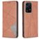 Mobigear Rhombus Slim HONOR 200 Lite Hülle Klapphülle - Braun