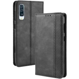 Mobigear Sensation Samsung Galaxy A50 Hülle Klapphülle Geldbörse - Schwarz