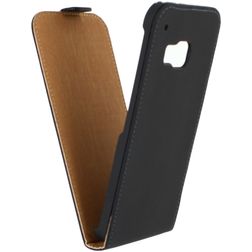Mobilize Ultra Slim Flip HTC One M9 Hülle Flipcase - Schwarz