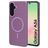 Mobiparts Slim Line Samsung Galaxy A56 MagSafe Hardcase Backcover - Imperial Purple