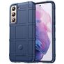 Mobigear Rugged Shield Samsung Galaxy S24 Hülle Flexibles TPU Backcover Stoßfest - Blau
